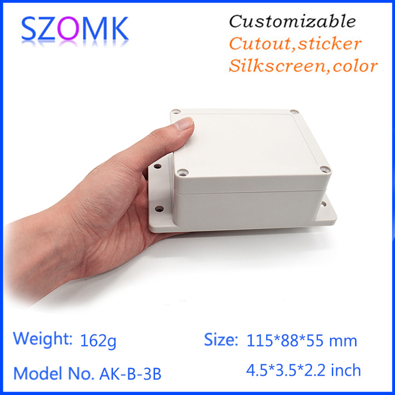 115*88*55 AK-B-3B power junction box meter instrument chassis enclosure monitoring plastic waterproof enclosure