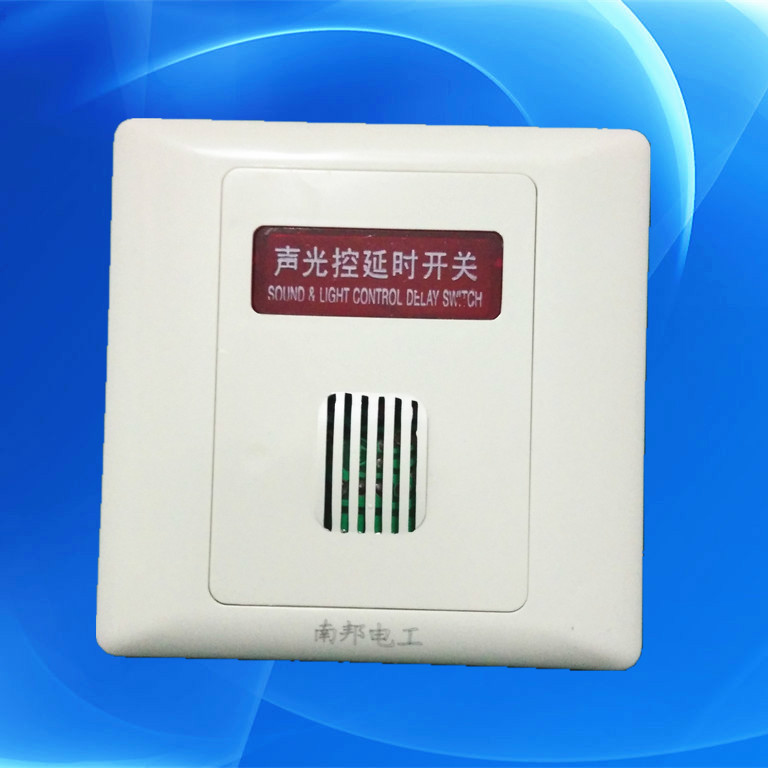 Switch socket 86 type audible and visual control switch audible and visual control automatic energy saving switch