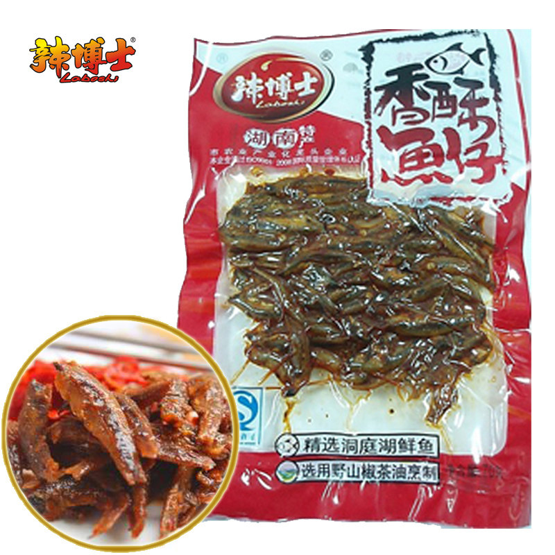 【天猫超市】辣博士 香酥鱼仔70g/袋  湘味 小吃 零食 小鱼干