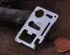 Multi-purpose universal saber card tool card Swiss army card Outdoor camping tool Creative card tool card knife