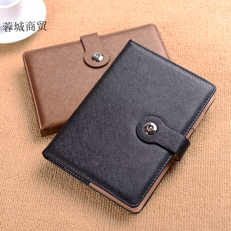 Heart River 48-23 Series Imitation Leather Notebook With Buckle Notepad Business Office Notepad Day Note customization