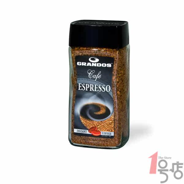 Grandos格兰特 特浓速溶黑咖啡 100g