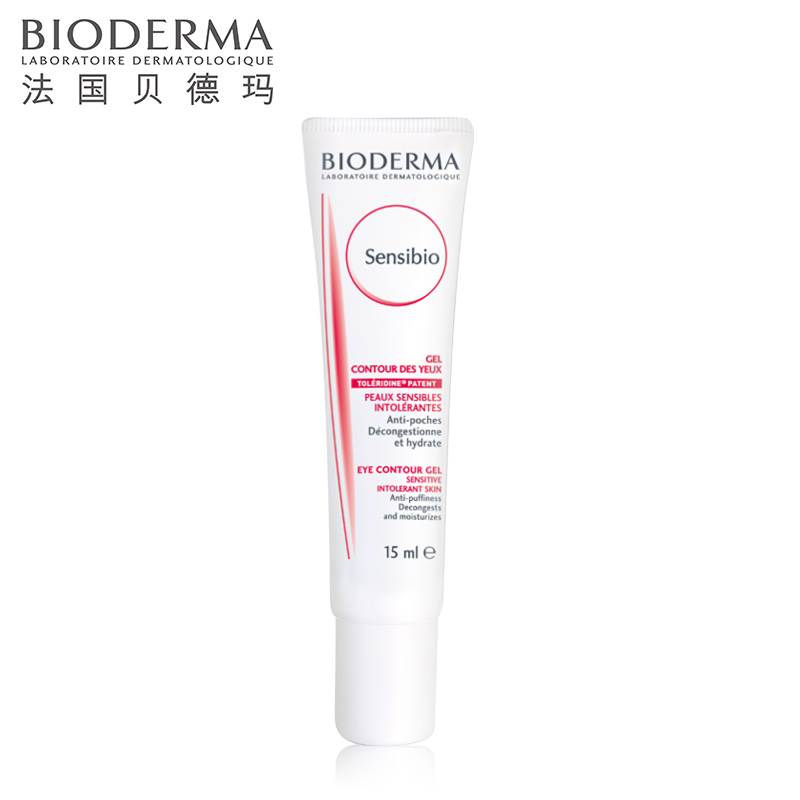 BIODERMA贝德玛 舒妍修护眼部啫喱15ml眼霜