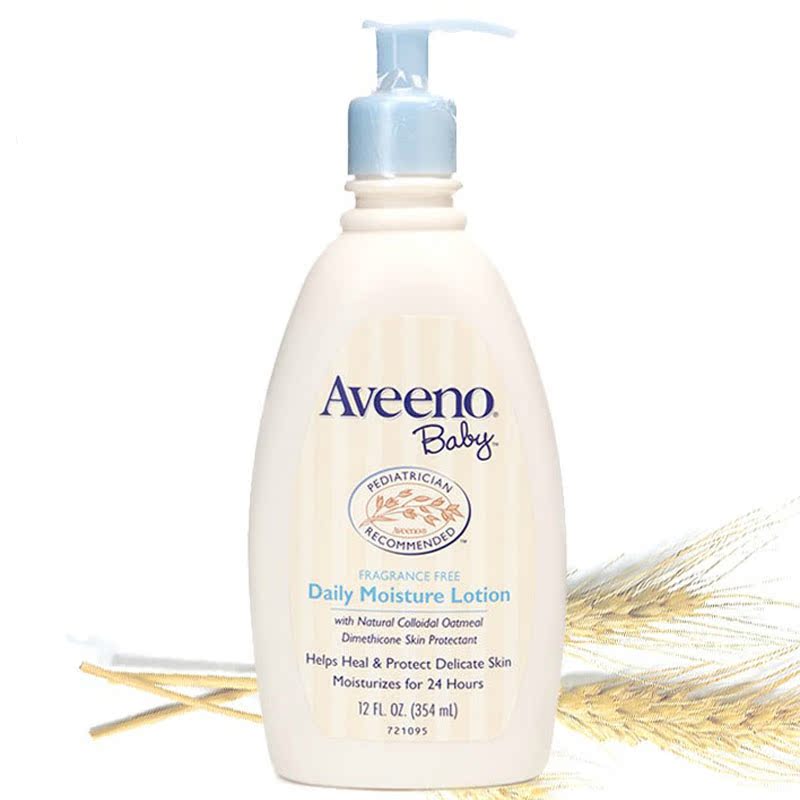 美国Aveeno Baby 婴幼儿燕麦全天候舒缓润肤保湿乳液 354ml