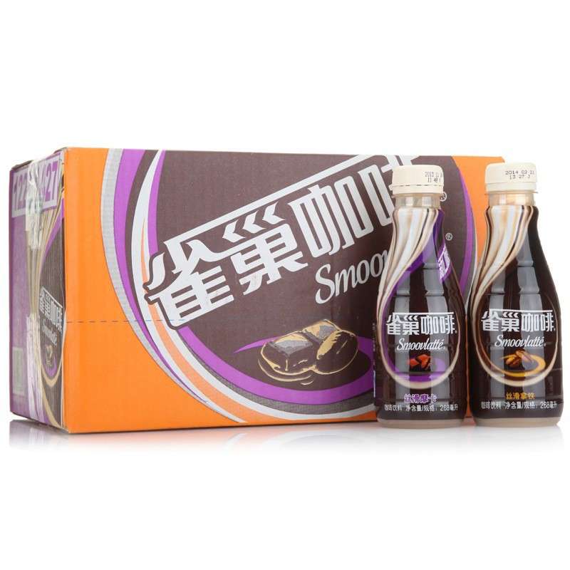 【苏宁易购】 雀巢 Nestle 丝滑摩卡 咖啡瓶装 268ml*15 整箱