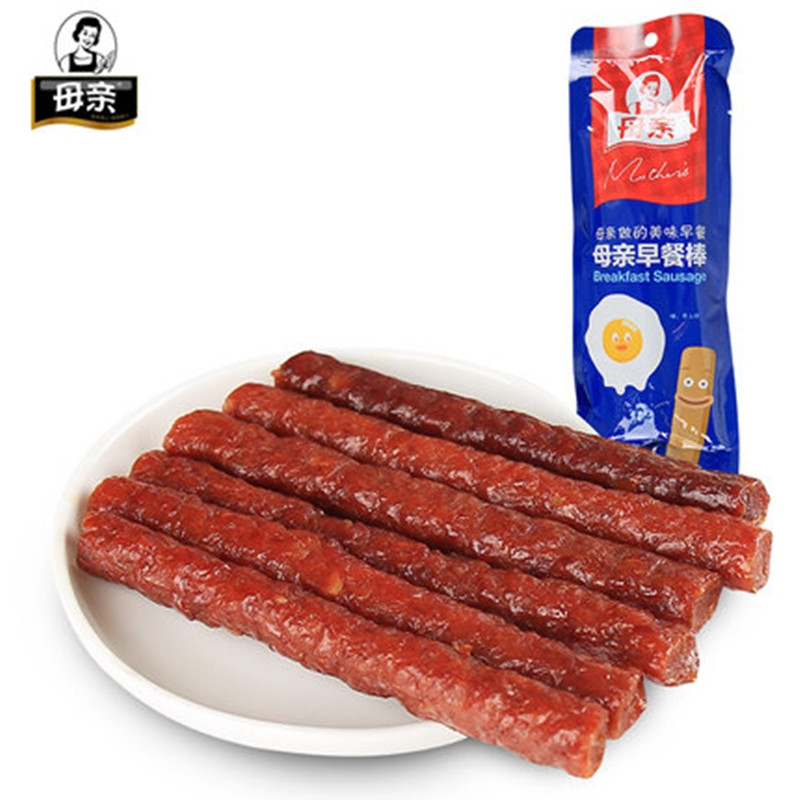 【天猫超市】养生堂母亲香烤味牛肉干60g 牛肉棒休闲零食小吃