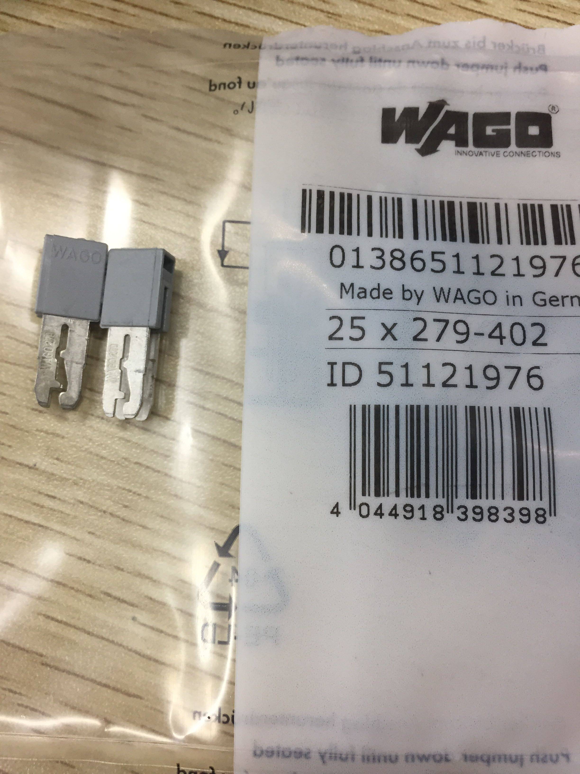 Guaranteed Germany ten thousand terminals 279-402 Short pick up sheet jumper 1 5 square terminals used