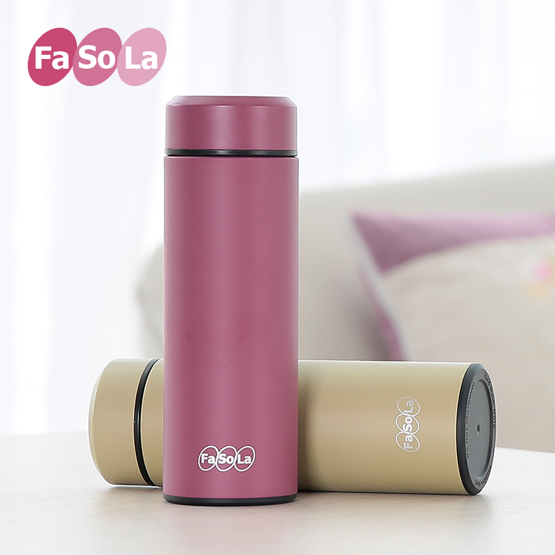 FaSoLa保温杯不锈钢水杯子男女士商务保温壶瓶可爱350ml 保温杯