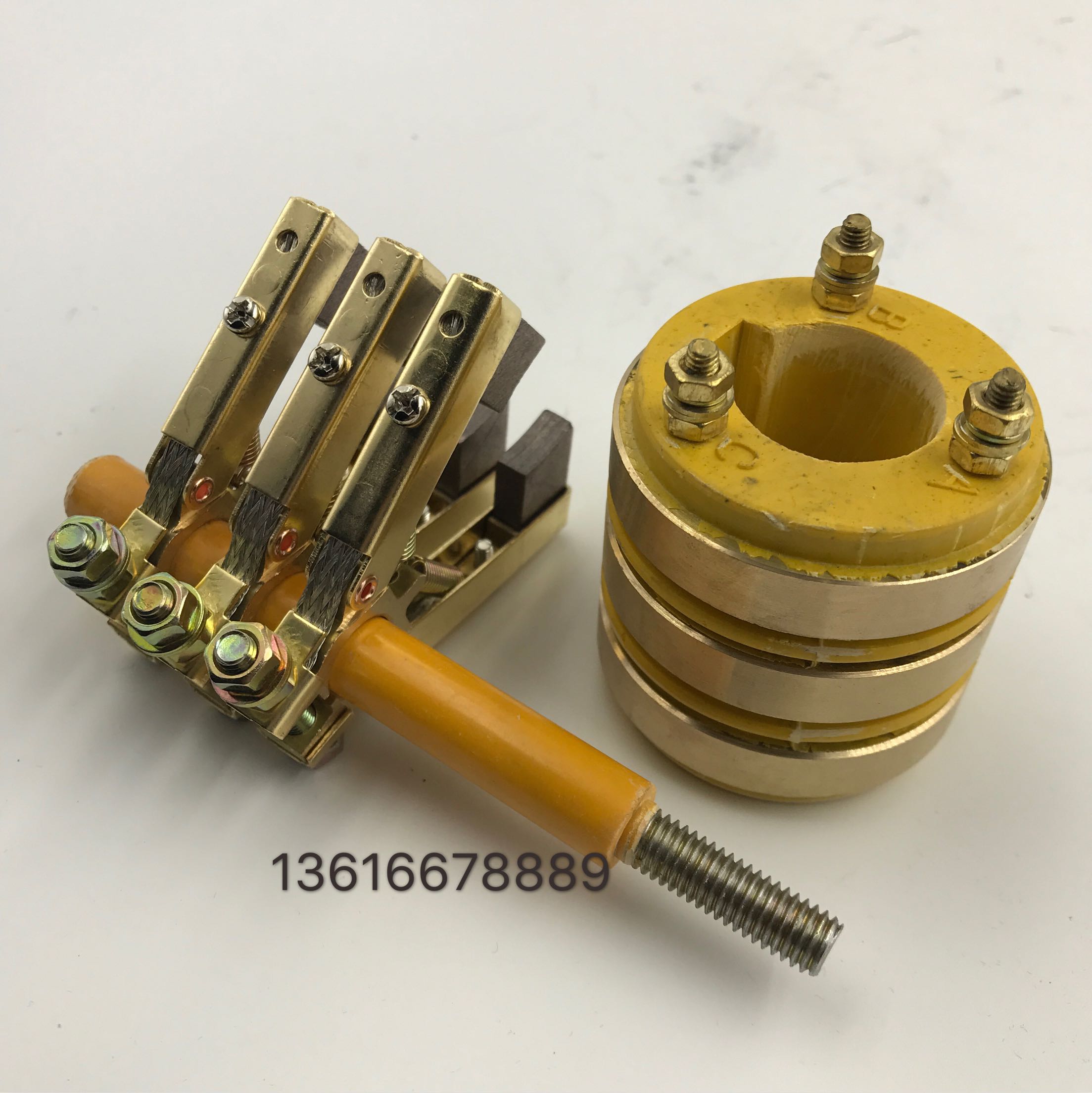 COLLECTOR RING COPPER RING 3-way conductive slip ring Inner DIAMETER 25 Outer DIAMETER 54 HIGH 54MM HERRINGBONE copper brush frame