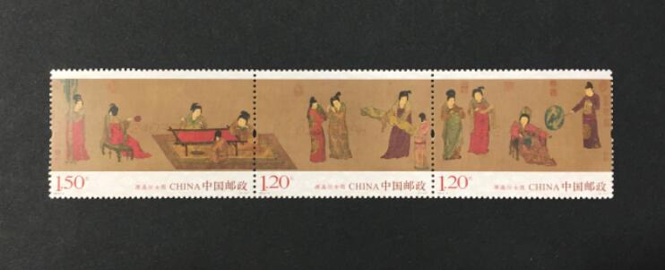 2015 2015-5 Waving fan lady painting stamps Philatelic collection single set spot