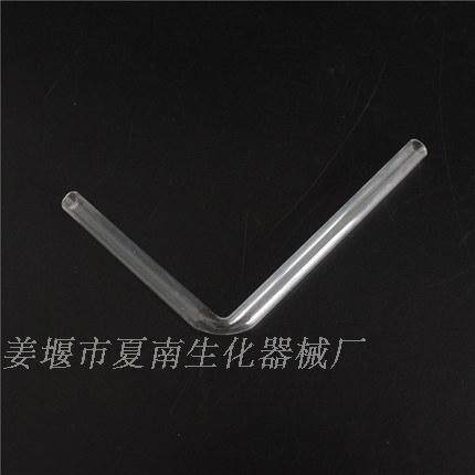 玻璃导管90度  长导管  弯形导管  导气管 连接管 玻璃管教学仪器