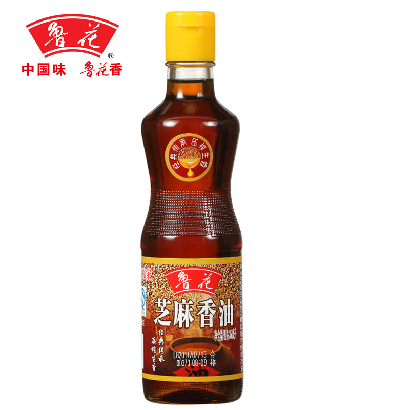 【天猫超市】鲁花芝麻香油350ml物理压榨调味品料凉拌菜烹饪火锅