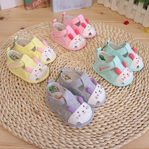 Weiwei baby women sandals 0-6 months summer princess childrens shoes Baby magic stickers for toddlers soft sole non-slip toddler shoes