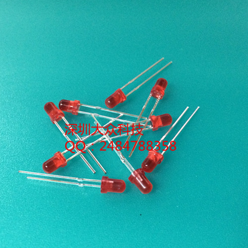 Recommended F3 red hair red short feet long feet super bright 1000 LED lights lamp beads high quality