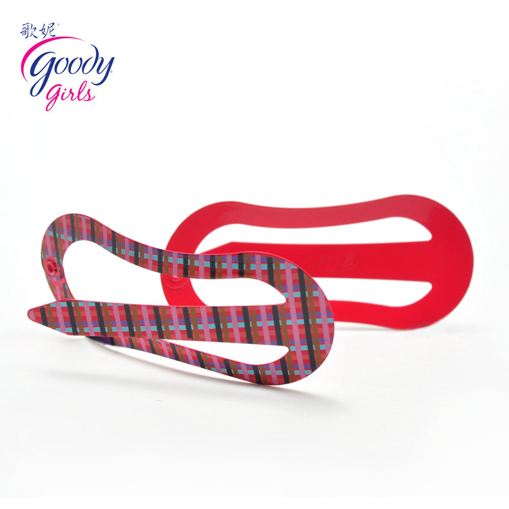 Goody/歌妮正品美国 儿童女孩发饰 可爱发夹 双面夹边夹对夹2个装