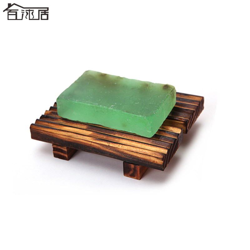 天然木质肥皂架沥水皂托香皂手工皂盒抗菌防积水实木创意浴室用品
