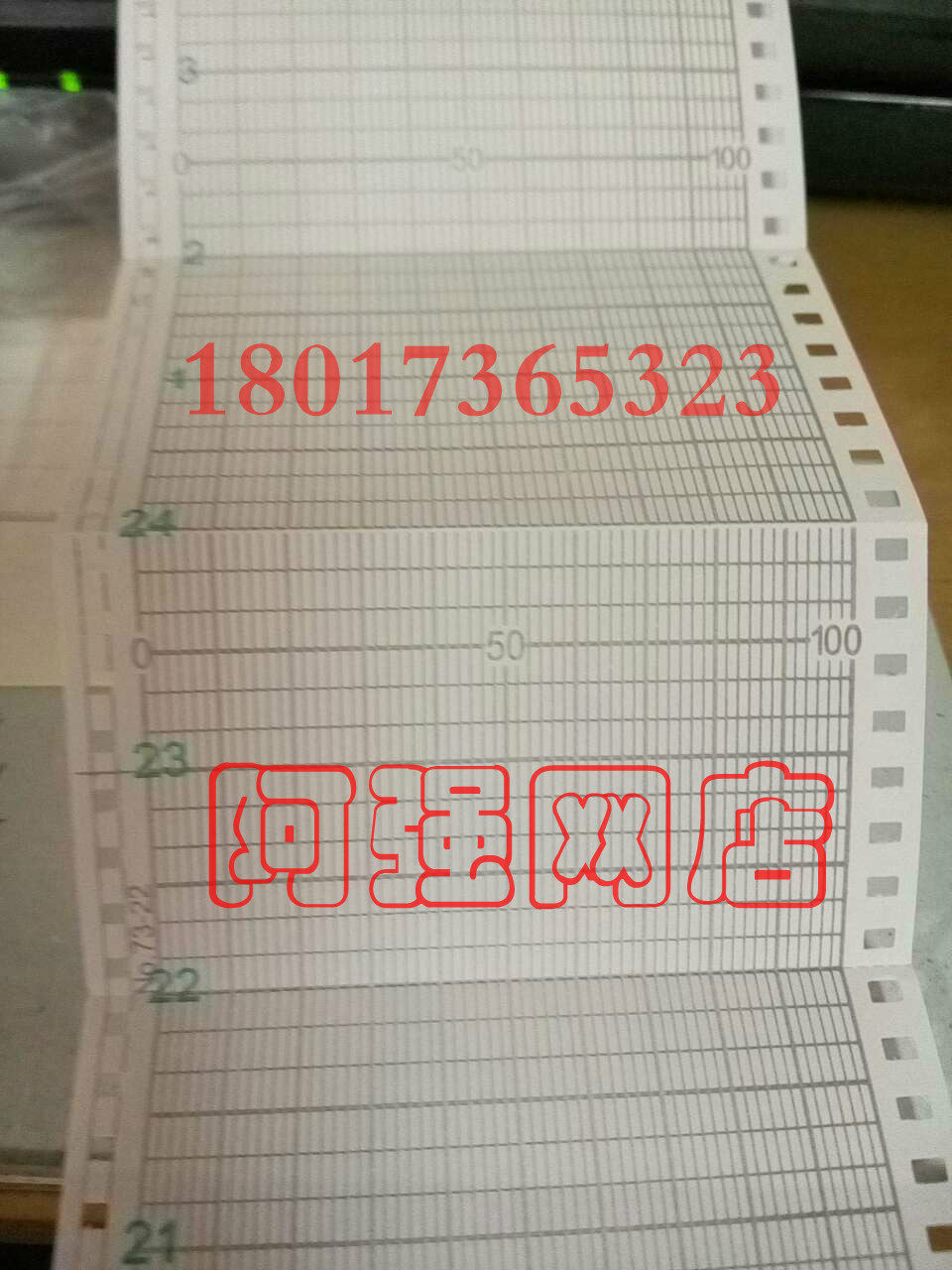 Folding Homemade YOKOGAWA Yokogawa meter recording paper NO 73-22 ES012 0-100 73 * 40