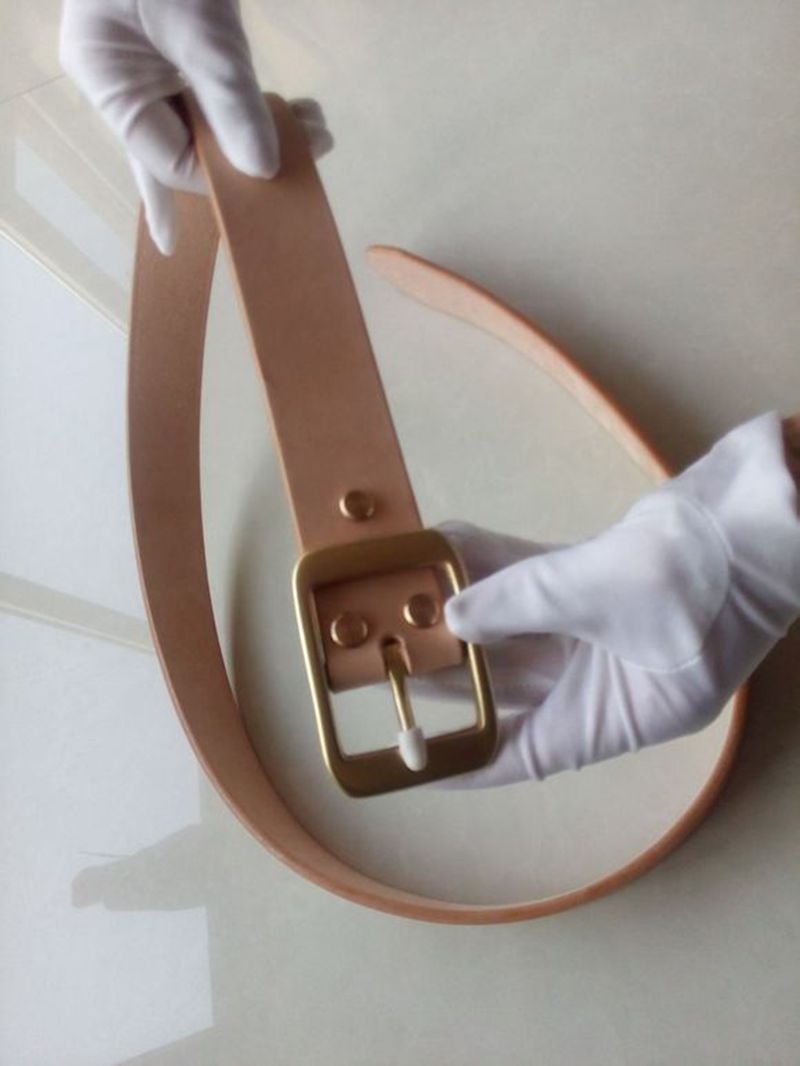 Special offer beautiful saddle belt belt handmade vegetable tanned leather pure first layer cowhide belt diy
