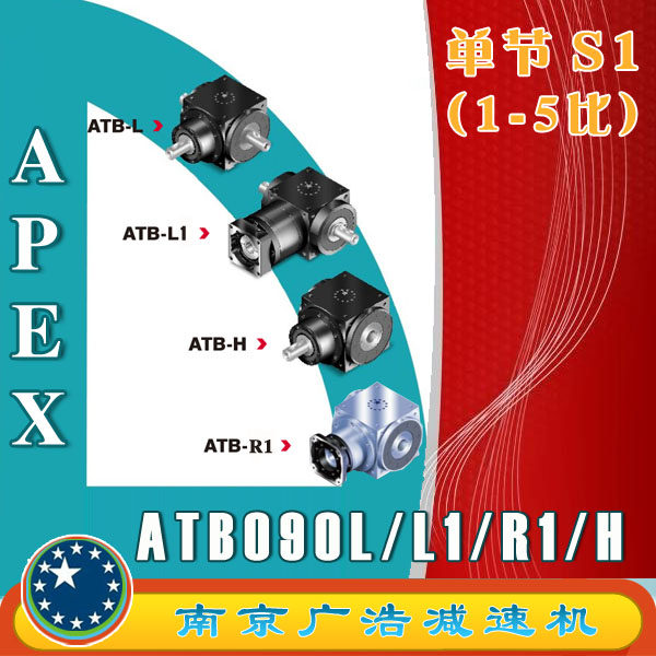 ATB090L ATB090L L1 L1 H-S1 H-S1 APEX Elite Speed Reducer (1-5 ratio) ATB090L L1 L1 R1 H-S1