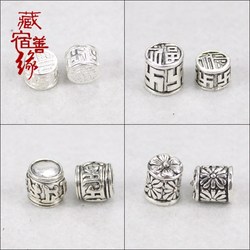 치킨 블러드 포도 나무 버클 머리 7mm 큰 구멍 6mm 꽃 액세서리