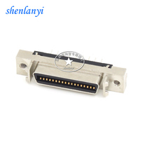 SCSI head CN36 female straight plug SCSI CN36P female 180 degree plug-in board