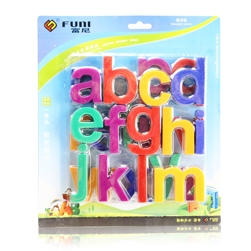 Funi CT-6662 Whiteboard Magnet Magnetic Grain Refrigerator Sticking 26 Letters Magnetic Grain Office Teaching