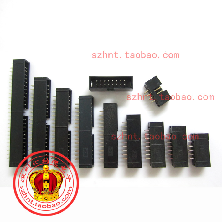 SIMPLE HORN SOCKET 2 54MM DC3-6 8 10 12 14 16 20 26 30 34-40 50P