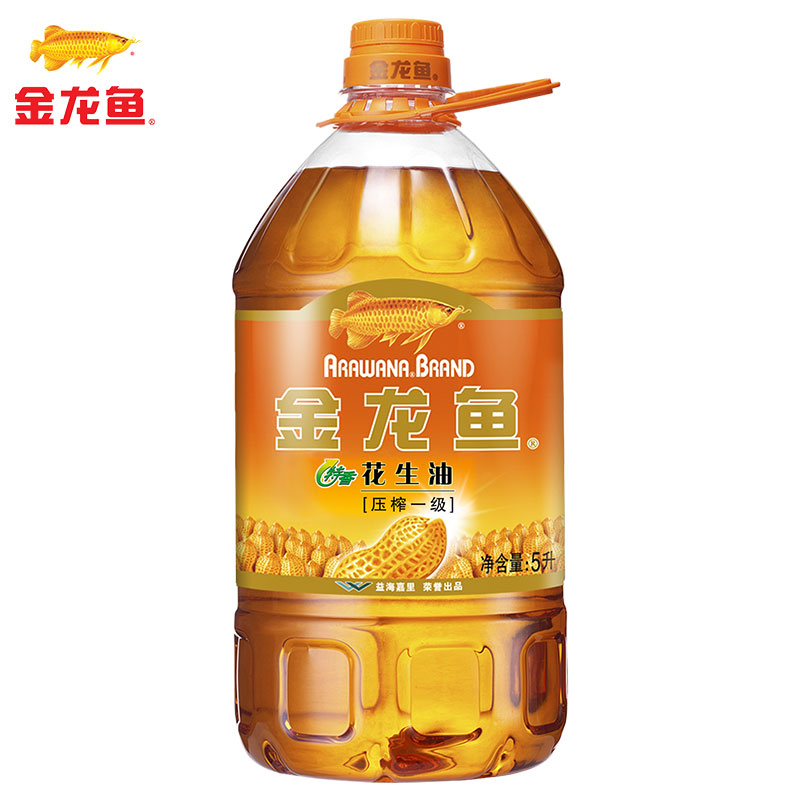 【天猫超市】金龙鱼 特香花生油 5L 物理压榨食用油