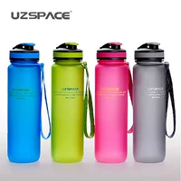 Cốc thể thao chính hãng tuyệt vời UZSPACE ly nhựa mờ dung tích lớn 1000ml ấm đun nước ngoài trời - Tách chai đựng nước