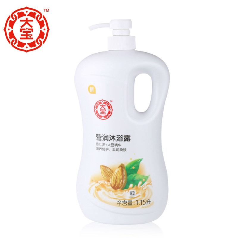 大宝营润沐浴露300ml/700ml/1.5L杏仁油大豆精华滋养修护