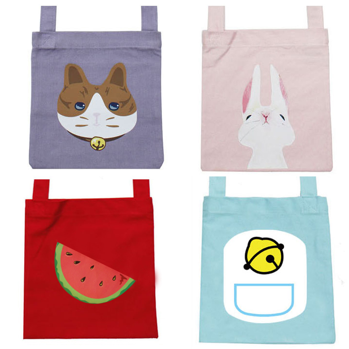 If Vegan Good Homemade Design Small Mini Macaron Candy Color Ipad Cat Sails Cloth Bag Mini Handbags