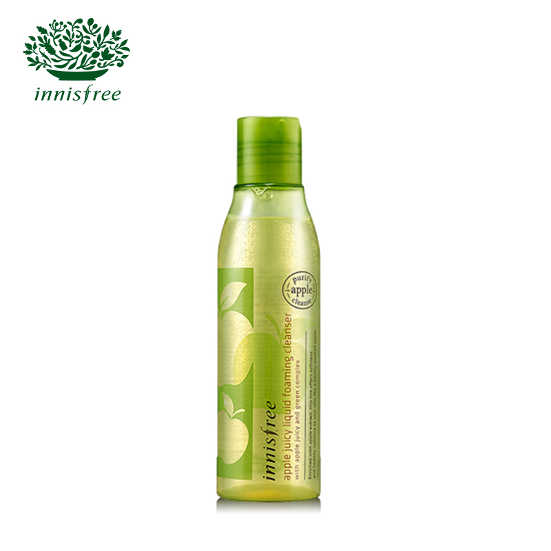 innisfree/悦诗风吟青苹果凝萃泡沫洁面液150ml  深层清洁毛孔