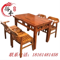 Solid wood noodle restaurant table and chair restaurant table and chair noodle restaurant table and chair noodle restaurant table and chair rice noodle restaurant table and chair