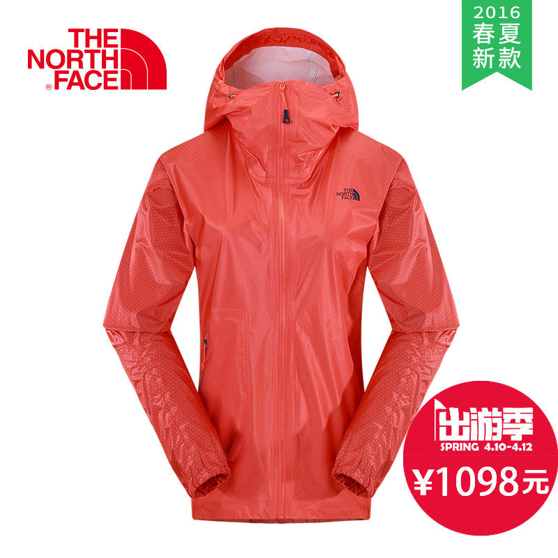 【2016春夏新款】THE NORTH FACE/北面 女款冲锋衣 A2SJZ