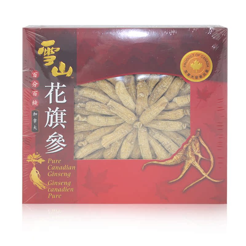 加拿大直邮 进口安省雪山花旗参泡参纯西洋参段大山行泡参3克长粒