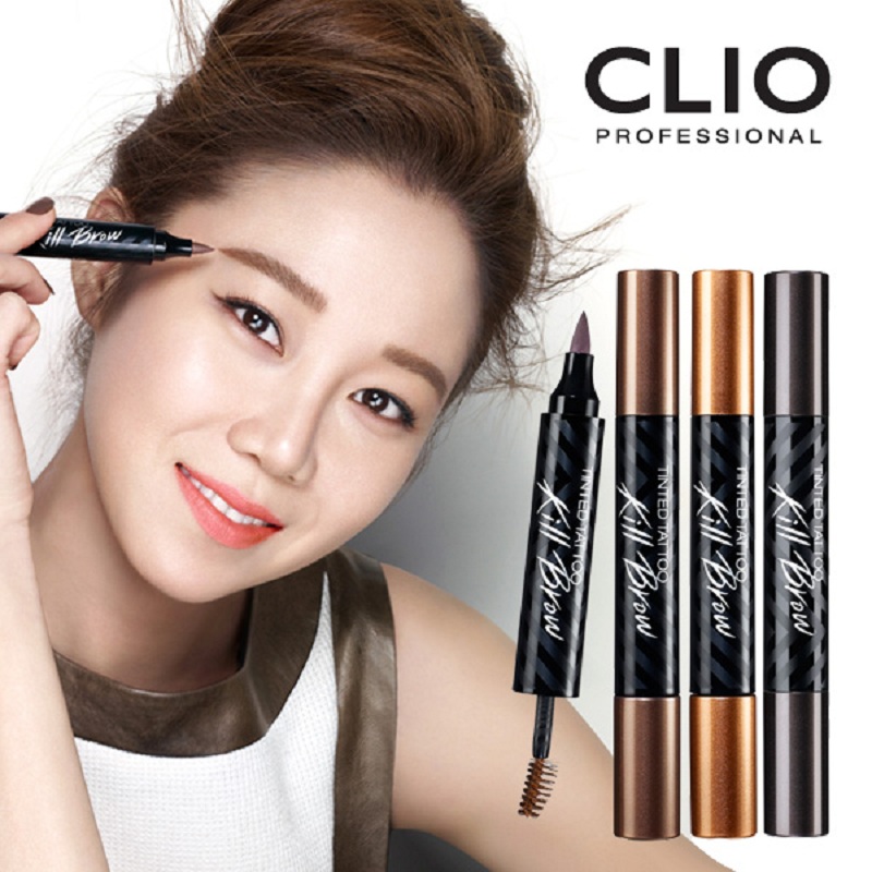 CLIO/珂莱欧韩国正品 阴影粉美妆工具 KillBrow纹身液体眉笔