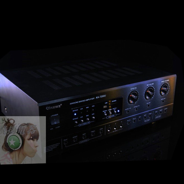 1500W professional stage KTV High power front and back stage combined power amplifier 10 Toshiba Fever tube 5200 amplifier