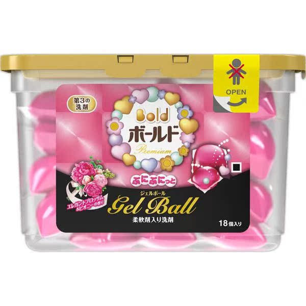 日本 P&G 洗衣胶囊/胶球 (437g)18颗入台湾官网直邮进口
