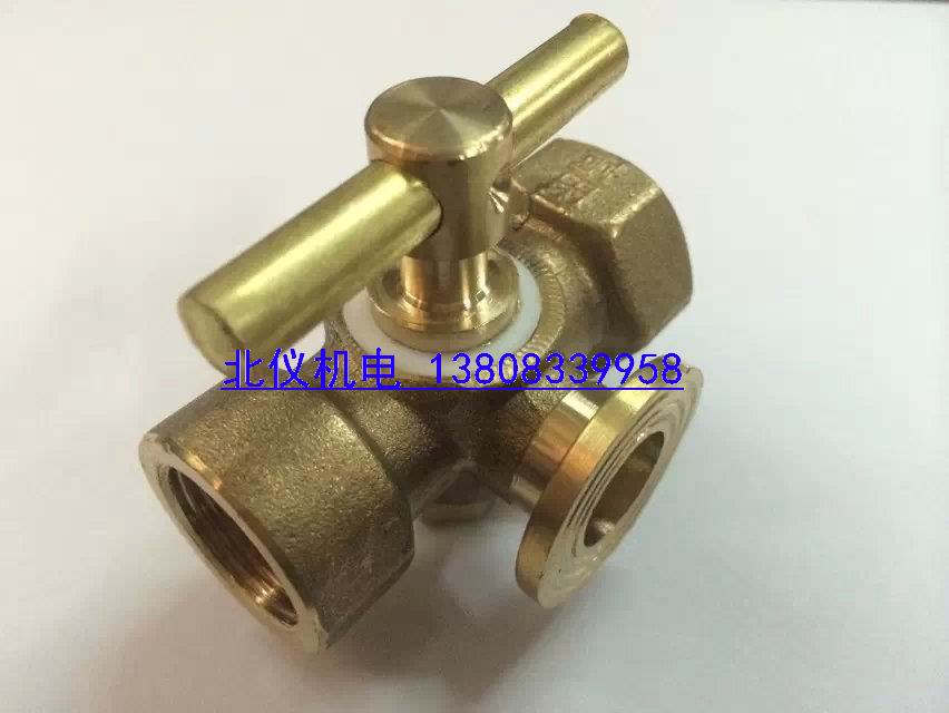 Copper coil valve pressure gauge three-way valve two-way valve three - way plug 4 - M20x1 5