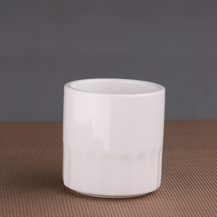 Can is pure white cup water glass ceramic cups contracted white glass office cup early tea cups
