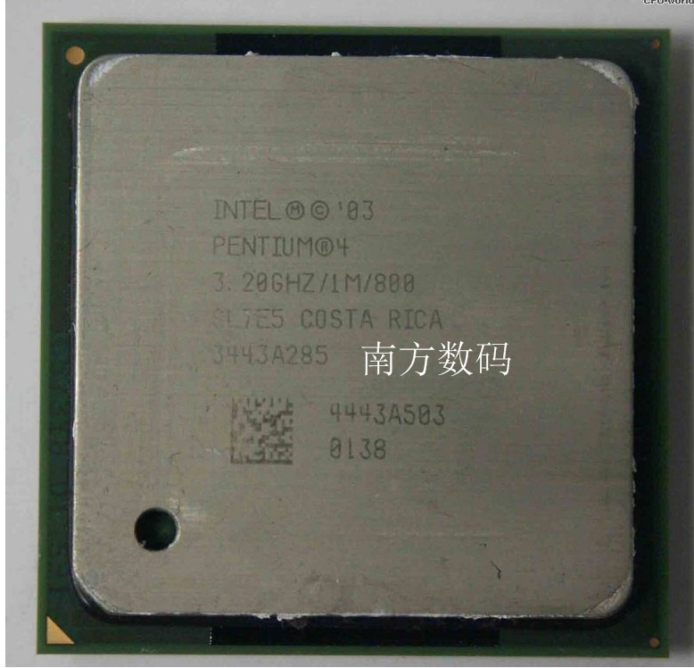 Original Pentium P4 3 2E 1M 800 3 2G HT super thread 478-pin CPU 865 motherboard