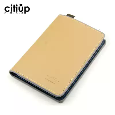 citiup multifunctional air ticket passport holder cowhide passport cover for men and women