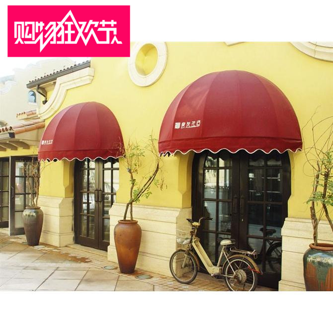 French folding canopy decorative watermelon canopy canopy canopy sunshade balcony window canopy