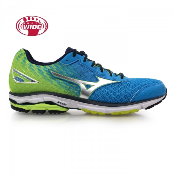 台湾官网直邮进口MIZUNO WAVE RIDER 19 男慢跑鞋(免运 宽楦 路跑