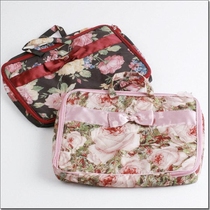 Recommended for export of Japanese original ribbon butterfly bow rose tourist cosmetic bag underwear for multi-use collection package