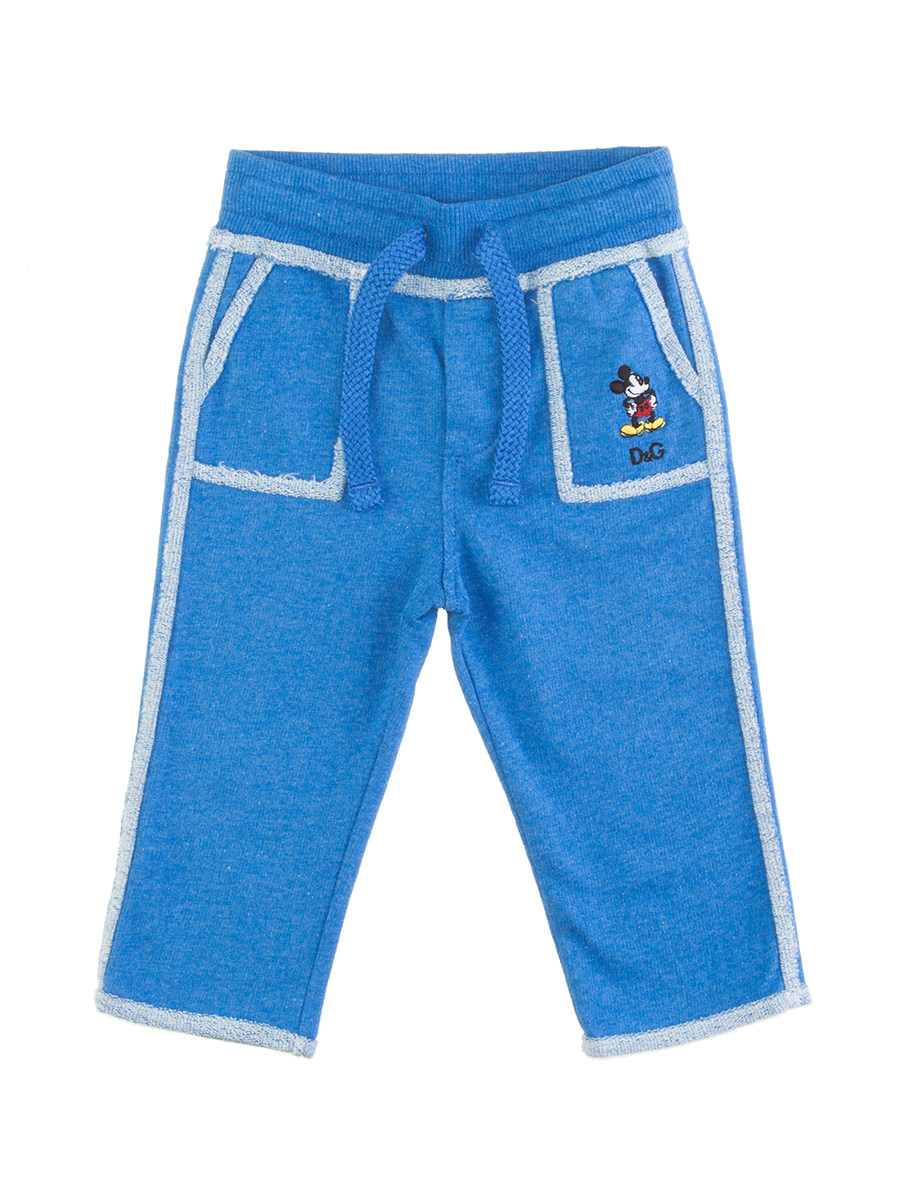 Dolce&Gabbana 宝蓝色双袋休闲长裤