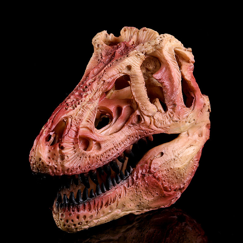 Boutique Emulation 1: 1 Resin Handicraft Interior Furnishing Teaching Research Resin Skulls Skull Head Barking Dragon Skull Skull