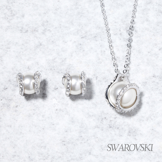 台湾官网直邮进口VIP回馈 -【SWAROVSKI】施华洛世奇 Nude 珍珠套