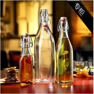 250-1000ml Bottling Wine Bottle Sealed Bottle Beverage Glass Bottle Oil Bottle Fermented Bottle Ferment Bottle