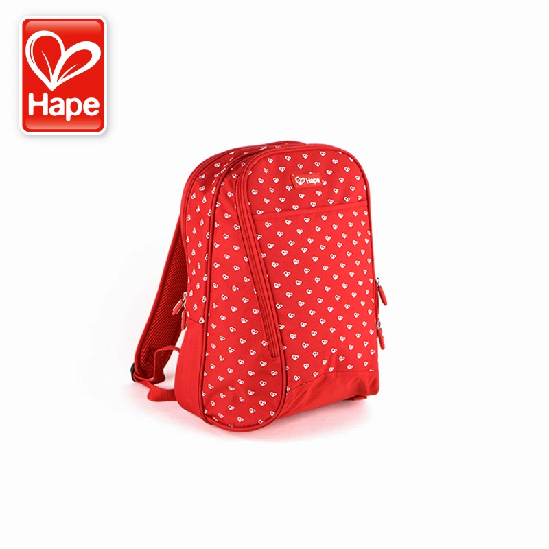 Hape Mommy Bag Child Mommy Schoolbag Backpack Thiết kế trái tim dễ thương Đỏ / Xanh Quà tặng tùy chọn - Túi bé / Ba lô / Hành lý